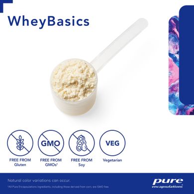 Сывороточный протеин изолят ваниль Pure Encapsulations (WheyBasics Vanilla Bean) 432 г купить в Киеве и Украине