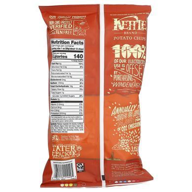 Картопляні чіпси зі смаком барбекю, Kettle Foods, 5 унцій (142 г)