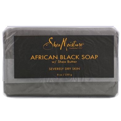 Африканське чорне мило з олією ши, SheaMoisture, 8 унцій (230 г)