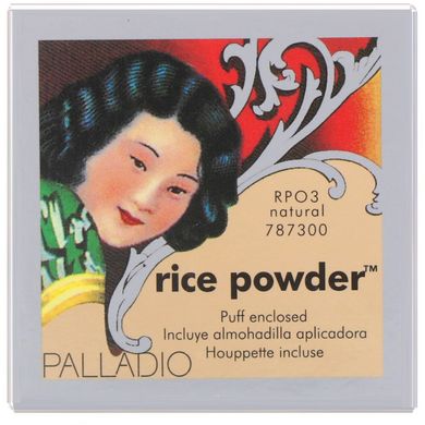 Рисовий порошок, натуральний, Palladio, 0,60 унції (17 г)