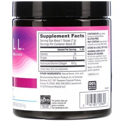 Super Collagen Type 1 and 3 French Vanilla Neocell (Collagen Collagen+C) 181.4 g