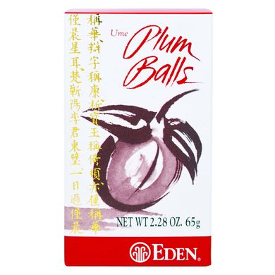 Японська слива, драже, Eden Foods, 2,28 унції (65 г)
