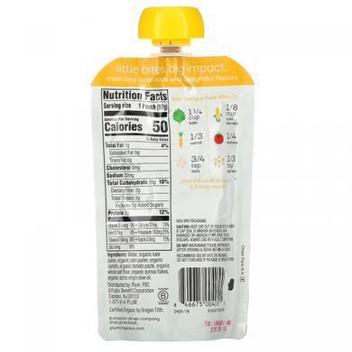 Детское пюре из капусты кукурузы киноа Plum Organics (Kale Sweet Corn Quinoa) 99 г купить в Киеве и Украине