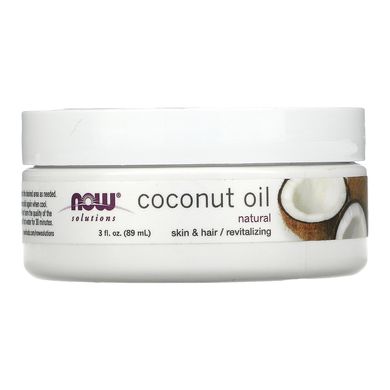 Кокосова олія Now Foods (Coconut Oil Natural) 89 мл