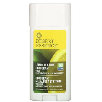 Дезодорант для тіла запах лимона Desert Essence (Deodorant)