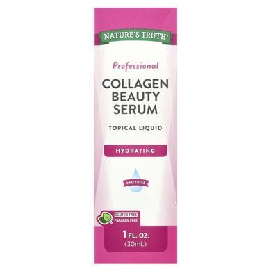 Nature's Truth, Professional Collagen Beauty Serum, Unscented, 1 fl oz (30 ml) купить в Киеве и Украине
