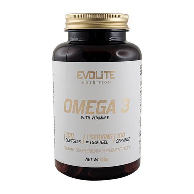 Omega 3 Evolite Nutrition 100 sgels