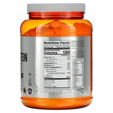 Isolate whey protein vanilla Now Foods (Whey Protein Isolate Sports) 816 g