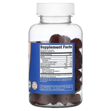 Жувальні таблетки бузини Nutricost (Elderberry) 90 жувальних таблеток