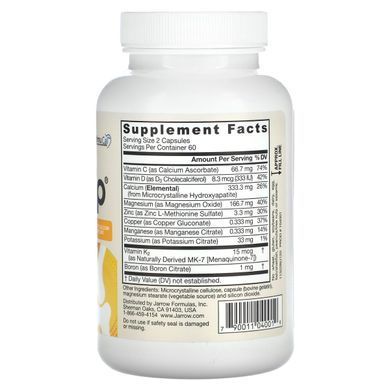 Jarrow Formulas Bone-Up Vitamins 120 Capsules