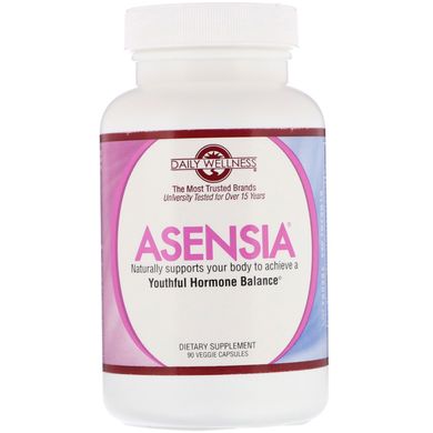 Асенсія, юнацький гормональний баланс, Daily Wellness Company, 90 вегетаріанських капсул