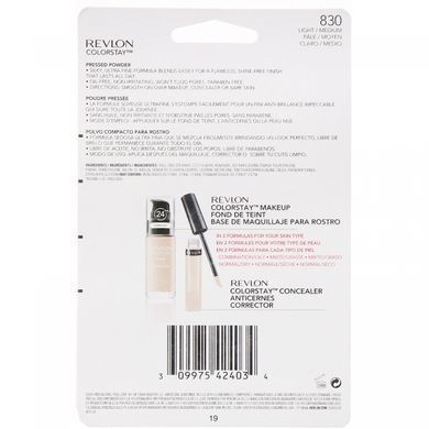 Компактна пудра Colorstay, відтінок 830 світлий / середній, Revlon, 8,4 г