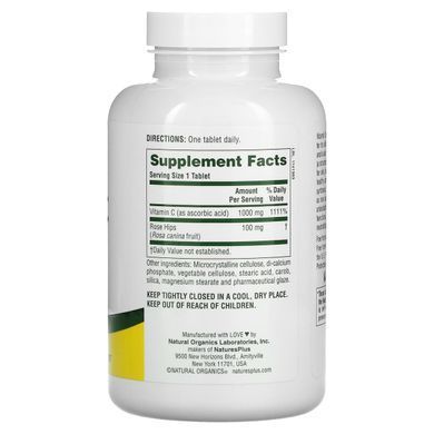 Вітамін С Nature's Plus (Vitamin C) 1000 мг 180 таблеток
