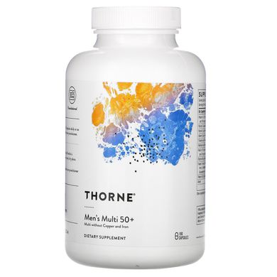 Мультивитамины для мужчин 50+ Thorne Research (Men's Multi) 180 капсул купить в Киеве и Украине