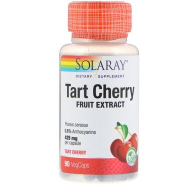 Екстракт вишні Solaray (Tart Cherry) 425 мг 90 капсул