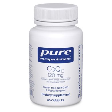 Коензим Q10 Pure Encapsulations (CoQ10) 120 мг 60 капсул