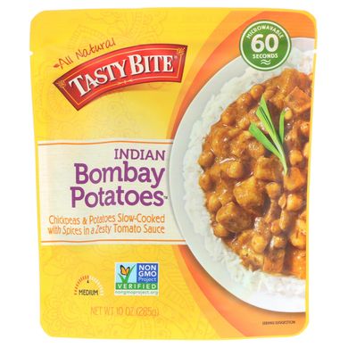 Індійська бомбейська картопля, середній, Tasty Bite, 28 унцій (10 унцій)