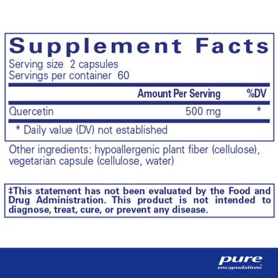 Кверцетин Pure Encapsulations (Quercetin) 250 мг 120 капсул