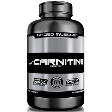 L-карнітин, Kaged Muscle, 250 капсул в рослинній оболонці