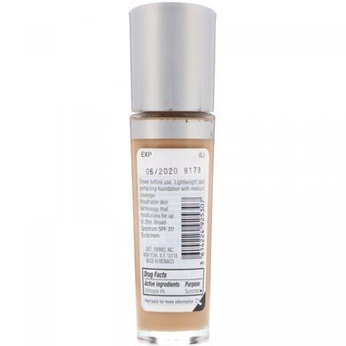 Long-lasting foundation Lasting Finish 25HR Breathable, SPF 20, shade 400 natural beige, Rimmel London, 30 ml