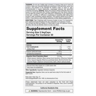 BodyGold, Digestive Clenz, 90 VegCaps купить в Киеве и Украине