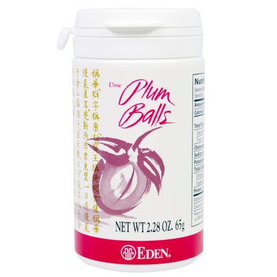 Японська слива, драже, Eden Foods, 2,28 унції (65 г)