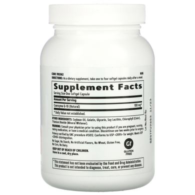 GNC, CoQ-10, 100 мг, 120 м'яких таблеток
