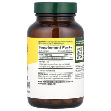 Zinc MegaFood 60 tablets