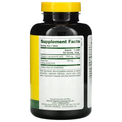 Вітамін С Nature's Plus (Vitamin C) 1000 мг 180 таблеток