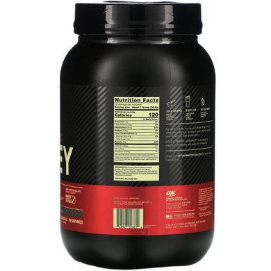 Сироватковий протеїн ізолят Optimum Nutrition (100% Whey Gold Standard) 909 г зі смаком подвійного шоколаду