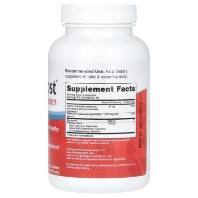 Multivitamins for women, OvaBoost Fertility Supplement - Improve Ovulation, Fairhaven Health, 120 vegetable capsules