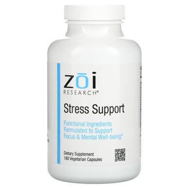 Підтримка стресу, Stress Support, ZOI Research, 180 вегетаріанських капсул
