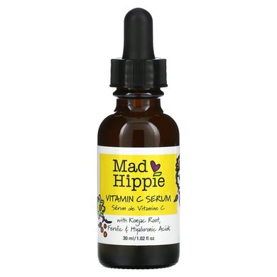 Сироватка вітаміну С, Mad Hippie Skin Care Products, 8 активних речовин, 1,02 рідких унції (30 мл)
