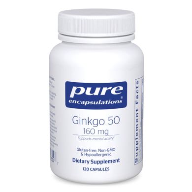 Гінкго білоба Pure Encapsulations (Ginkgo 50) 160 мг 120 капсул