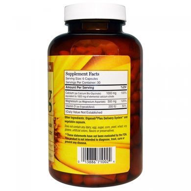 Calcium and Magnesium, 180 Plant-Based Capsules