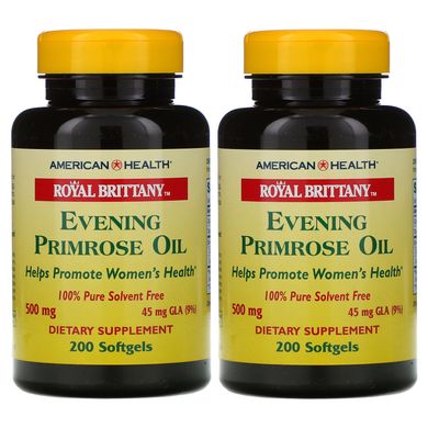 Масло вечерней примулы American Health (Evening primrose oil) 500 мг 400 капсул купить в Киеве и Украине