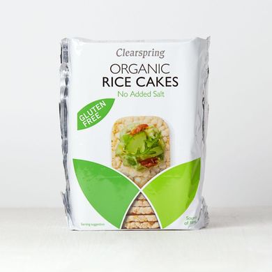Печиво рисове без солі органічне Clearspring 130 г