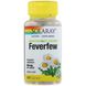 Пиретрум девичий, Feverfew, Solaray, 445 мг, 100 вегетарианских капсул фото