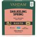Черный чай, Дарджилинг, Vahdam Teas, 15 чайных пакетиков, 30 г (1,06 унции) фото