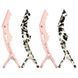 Clips for sectioning, pink, Sectioning Clips, Pink, The Vintage Cosmetic Co., 4 clips