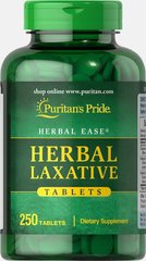Трав'яне проносне, Herbal Laxative, Puritan's Pride, 250 таблеток
