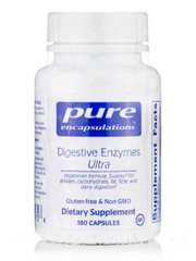 Пищеварительные ферменты Pure Encapsulations (Digestive Enzymes Ultra) 180 капсул купить в Киеве и Украине