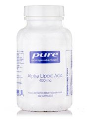 Альфа-липоевая кислота Pure Encapsulations (Alpha Lipoic Acid) 400 мг 120 капсул купить в Киеве и Украине