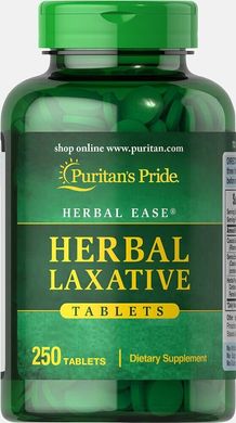 Травяное слабительное, Herbal Laxative, Puritan's Pride, 250 таблеток купить в Киеве и Украине