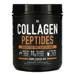 Пептиди колагену Sports Research (Collagen Peptides) зі смаком чорного шоколаду 644 г