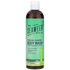 Гель для душа на основі диких водоростей евкаліпт і перцева м'ята зволожуючий очищуючий The Seaweed Bath Co. (Body Wash) 354 мл