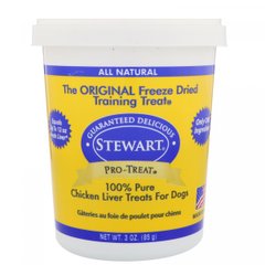 Pro-Treat, висушені сублімацією ласощі для собак, печінку курчати, Stewart, 3 унц (85 г)
