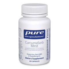 Куркума Pure Encapsulations (CurcumaSorb Mind) 60 капсул купить в Киеве и Украине