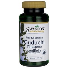 Повний спектр Гудучі, Full Spectrum Guduchi, Swanson, 400 мг, 90 капсул