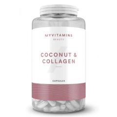 Коллаген с кокосовым маслом Myprotein (Coconut + Collagen) 180 капсул (До 08.23) купить в Киеве и Украине